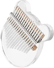 ULDIGI 1 Set Key Transparent Kalimba Thumb Piano Finger Musical Instrument for Easy Learning present for Music Enthusiasts and Beginners Connects to Speakers for Smooth Playability