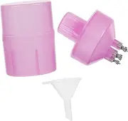 NOLITOY 1 Set Hair Color Applicator Bottle Oiling Squeeze Bottle Refillable Blusher Hair Dye Brush Dispenser Cone Empty Bottle Applicator Dropper Root Applicator Liner Spray Pink Plastic