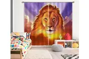 3D Lion King 069 Jerry LoFaro Curtain Curtains Drapes
