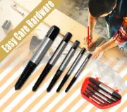 5 pcs Screw Extractor Set Easy Out Stud Remover Broken Damaged Screw Bolt Kit