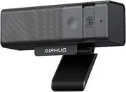AIRHUG 3 in 1 Webcam - 1080P Webcam with Microphone and Speaker, USB Webcam with Privacy Cover, for Video Conferencing/Online Class/Game Live