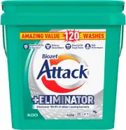 Biozet Attack plus Eliminator Laundry Powder Detergent, 5.4 Kilograms