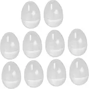 TOBBOMEY Plastic Easter Eggs Shell Easter Basket Fillers Empty Egg Balls for Craft Decorations