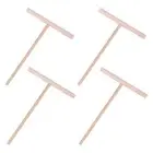 4Pcs T Shape Crepe Maker Pancake Batter Wooden Spreader Stick, Wooden Crepe1991