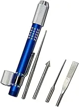 HEALSOPTHY 1Pack Professional Jewelry Tool Kit Long Point Short Needle Umbrella Reamer Polishing DIY Jewelry Making and Hole Expansion Durable Polishing Accessories for Beads
