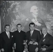 Cecil B. DeMille Receiving Freedom Award - Vice President Rich - 1953 Old Photo