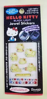 【震撼精品百貨】HELLO KITTY 凱蒂貓~KITTY立體鑽貼紙-飛機