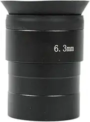 1.25 Inch (31.7mm) 6.3mm Optical Eyepiece for Astronomical Telescope
