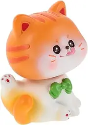 CIYODO Cat Car Dashboard Decorations: Cute Car Ornament Resin Animal Swing Bobblehead Funny Accessories for Auto Interior Decor Office Tabletop Ornaments