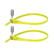 Hiplok Z Lok Twin Count Zip Key Lock, Lime