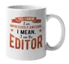 Impressively Awesome Editor Coffee & Tea Mug