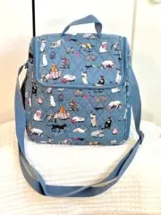 Vera Bradley Insulated Lunch Crossbody Bag in Cats Meow