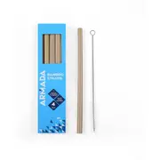 Armada Bamboo Straws 4 pack