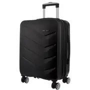 Pierre Cardin 54cm CAB- Hard Shell Case Luggage Bag 49L - Black