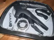 The Wine Enthusiast 5-PC Corkscrew Set Wine Opener Bar Tools Kit In Box NEW