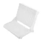 Bowl Holder Rack Plate Stand Tray Drainer Shelf Drying White Folding Foldable
