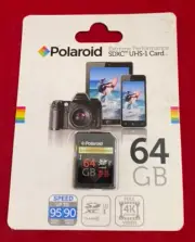 64GB High Speed SD Card U3 UHS-1 Class 10 SDXC Memory Flash Card - Up to 95MB/s