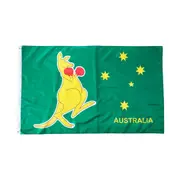 Australian Boxing Kangaroo Eureka Flag Stockade Southern Cross Australia Large, 3 x 5 ft ( 90 x 150 cm ), Flags Aussie OZ AU National Day Feet