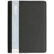 Otto Undated Medium Week-to-View Goal Planning Diary Black