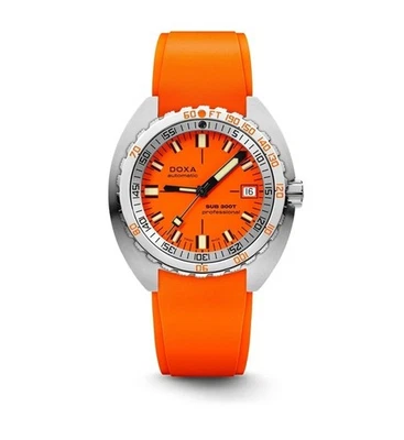 2025 Doxa Sub 300T professional Orange dial 42.5mm RRP £1850 Guarantee 1200m HRV