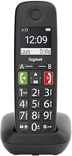 Gigaset E290 Duo - 2 Cordless Senior Phones Without Answering Machine, Large Buttons, Target Dial Buttons for Important Numbers, Amplifier Function for Extra Loud Listening, Black [German Version]