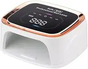 108W Cordless Rechargeable LED/UV Nail Lamp Nail Gel Polish Light Dryer White