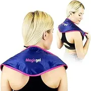 Neck Ice Pack - Soothing Pain Relief for Neck & Shoulder. Cold Cervical Collar Compress Sits Above The Shoulders, Flexible, Reusable Freezer Gel Pad for Swelling, Injuries & Headaches
