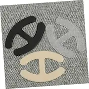 [OATIPHO] 3sets Elastic Bra Strap Holder Non-slip Bra Buckle Clip for Cross over Halterneck Adjustment 12pcs*3
