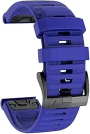 [VEVEL] 26mm Watch Band For Garmin Fenix 7X Pro/Fenix 7X/Fenix 6X/Fenix 6X Pro/Fenix 5X/Fenix 3, 26mm Quick Fit Soft Silicone Strap For Garmin Descent Mk3i 51mm/Epix Pro 51mm