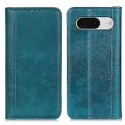For Google Pixel 8 Litchi Texture Wallet Stand Phone Case Split Leather+TPU Protective Cover