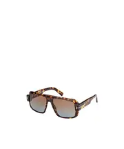 Tom Ford Eyewear Turner Aviator Frame Sunglasses 58 Brown