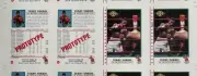 1991 Kayo Terry Norris Uncut Sheet 12 Prototype Cards