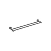 Amelie Deluxe Double Towel Rail 600mm Gun Metal BDO1924DGM
