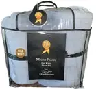 Touch Of Class Micro Plush Fleece Blue Cozy 4 Piece California King Sheet Set