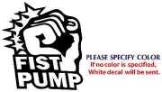 JERSEY SHORE FIST PUMP Game Movie Funny Vinyl Sticker Decal Car Window Wall 6"