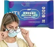 Car Glass Wipes, Pre-Moistened Lens and Defogging Screen Cleaning Wipes, Portable Wipes for Car Windshield, Efficient Glass Cleaner for Screens, Window
