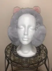 Tucker + Tate Grey & Pink Faux Fur Earmuffs NWT