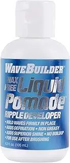 WaveBuilder Wax Free Liquid Pomade | Super Ripple Developer Holds Waves Firmly In Place, 4 Oz