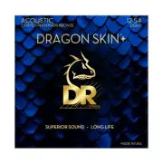 DR Strings DRAGON SKIN+ Phosphor Bronze Acoustic Guitar Strings Light 12-54
