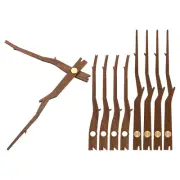Clock Hands Kit, 5 Set Wooden Mechanism Clock Hand Parts for 12 Inch Clock, G2