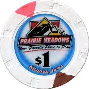 $1 Prairie Meadows Casino Chip-Altoona, Iowa