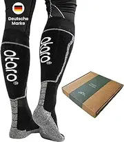 [Otaro] Ski Socks, Premium Ski Socks, Ideal for Winter Sports, for Snow Hiking, Snowboarding or Cross-Country Skiing