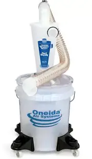 Oneida Air Systems AXD000004B Dust Deputy Deluxe Cyclone Separator Kit, Clear, P