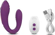 vibrator Wireless Remote Control Dildo Vibrator Female Adult Goods Sex Toys(Purple)