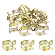 ID 18mm 11/16inch Fuel Line Hose Clips,Pipe Clamps,Spring Hose Clamp,20PCS