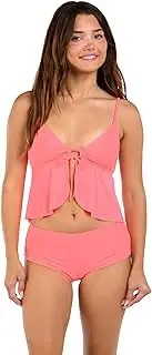 [Citrus] Women's Flounce Tankini Swimsuit Top