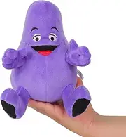 HXLAI Grimace Plush - 10inch Grimace Plushie Toys for Fans Gift - Cute & Soft Stuffed Figure Doll for Kids and Adults