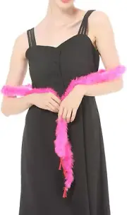 14G 2 Yards Marabou Boa Thin Feather Boa Fluffy DIY Craft Halloween Costume-Ceri