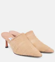 [Jimmy Choo] Jimmy Choo Lotta 65 ruched tulle mules AU 11 pink