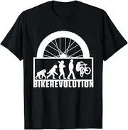 [VidiAmazing] Biker Evolution Cycling Bike BMX MTB Mountain Biking Cyclist ds200 T-Shirt